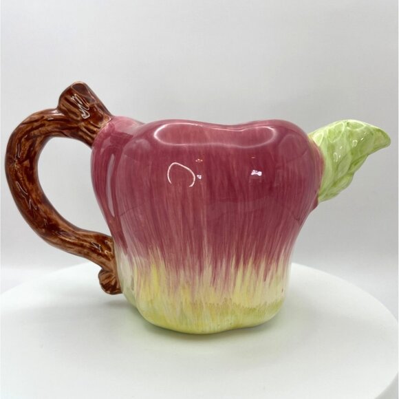 Vintage Apple Shaped Teapot, Small Single Serve Tea Pot - Picture 11 of 13